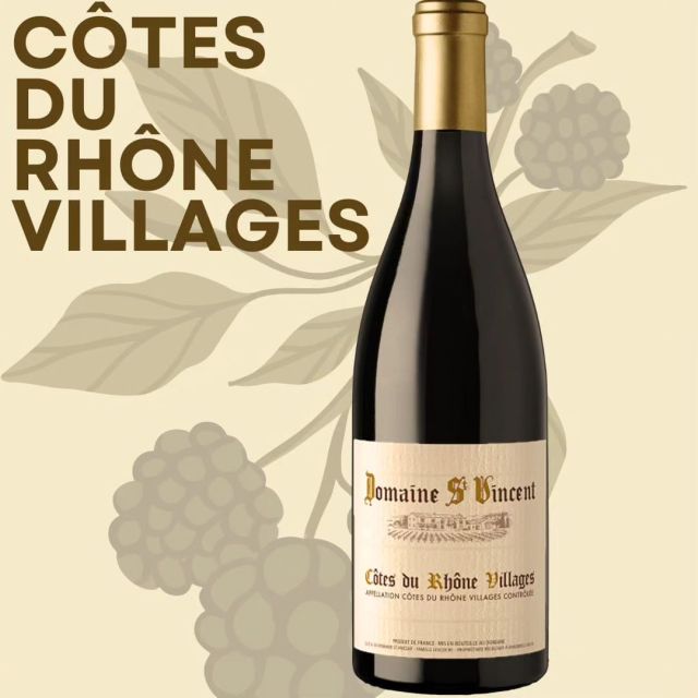 Retrouvez notre Côtes du Rhône Villages rouge au caveau ou sur notre boutique en ligne (voir lien en bio!)